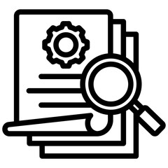 Poster - Project Evaluation Outline Icon
