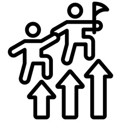 Poster - Leadership Outline Icon
