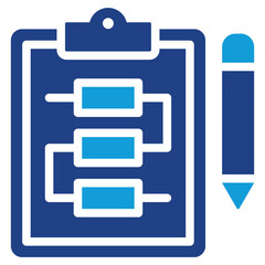 Poster - Project Planning Dual Tone Icon