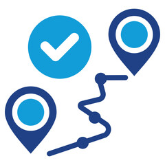Poster - Milestone Tracking Dual Tone Icon