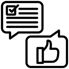 Poster - Project Feedback Outline Icon