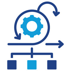 Poster - Scrum Methodology Dual Tone Icon