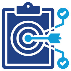 Poster - Project Goal Dual Tone Icon