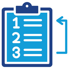 Poster - Task Prioritization Dual Tone Icon