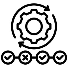 Poster - Control Phase Outline Icon