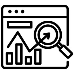 Poster - Statistical Analysis Outline Icon