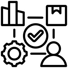 Poster - Sipoc Diagram Outline Icon