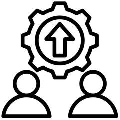 Poster - Kaizen Culture Outline Icon