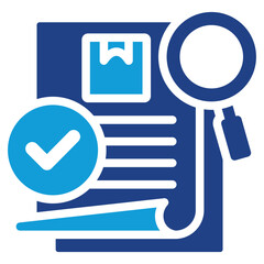 Poster - Quality Control Dual Tone Icon