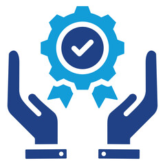 Poster - Quality Management Dual Tone Icon