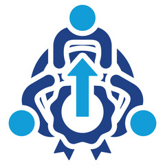 Poster - Quality Improvement Team Dual Tone Icon