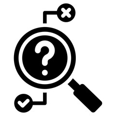 Poster - Analyze Phase Solid Black Icon