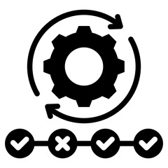 Poster - Control Phase Solid Black Icon