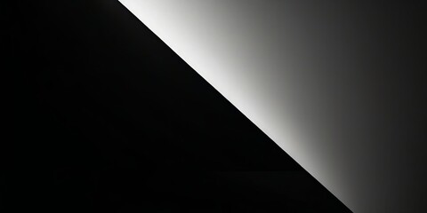 Poster - A black and white photo of a white line