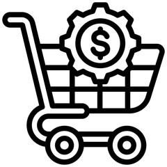 Poster - Procurement Outline Icon