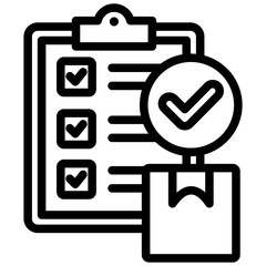Poster - Order Processing Outline Icon