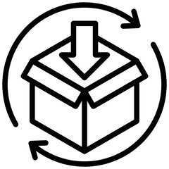 Poster - Product Replenishment Outline Icon