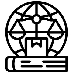 Poster - Customs Compliance Outline Icon