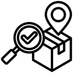 Poster - Order Tracking Outline Icon