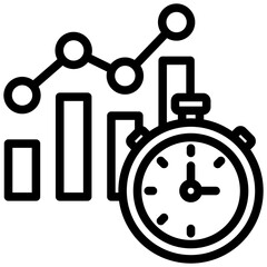 Poster - Efficiency Metric Outline Icon