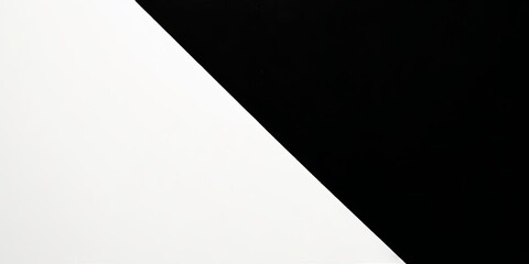 Poster - A black and white photo of a white and black line