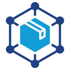 Poster - Supply Chain Dual Tone Icon
