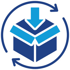 Poster - Product Replenishment Dual Tone Icon