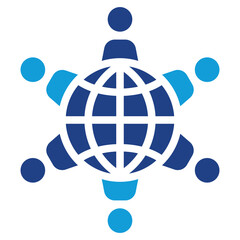 Poster - Organizational Culture Dual Tone Icon