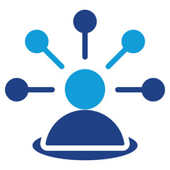 Poster - Employee Skills Dual Tone Icon