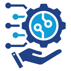 Poster - Technological Advancement Dual Tone Icon