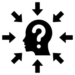 Poster - Internal Factor Solid Black Icon