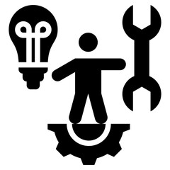 Poster - Capability Solid Black Icon