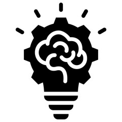 Poster - Innovation Solid Black Icon