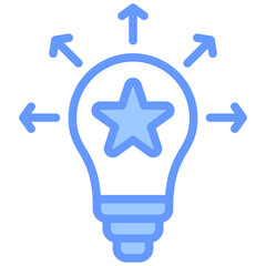 Poster - Opportunities Lineal Blue Icon