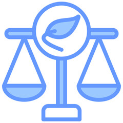Aufkleber - Regulatory Environment Lineal Blue Icon