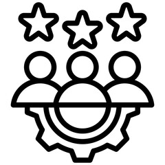 Poster - Employment Branding Outline Icon