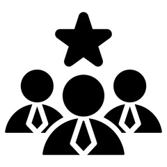 Poster - Employer Brand Solid Black Icon