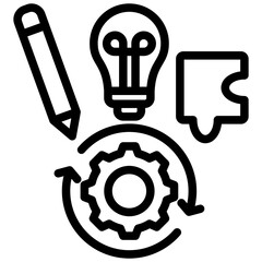 Poster - Kaizen Outline Icon
