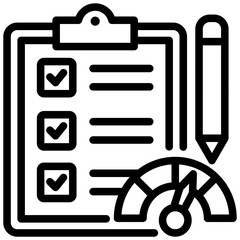 Sticker - Performance Standard Outline Icon