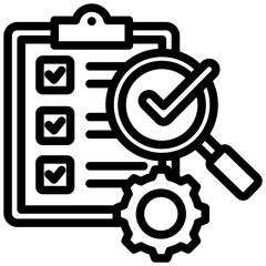 Poster - Inspection Testing Outline Icon