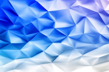 Poster - Minimalistic Overlapping Light Blue Diamond Shapes Design with Natural Lighting