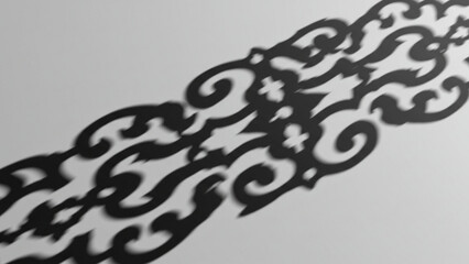 Poster - The Arabesque shadow can be utilized as an overlay layer on any photograph