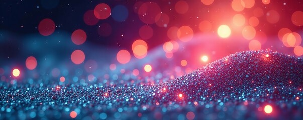 vivid silver background with shimmering glitter and shining lights, luxury festive design, shiny, lu