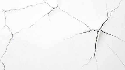 Poster - Minimalist Cracked Concrete Surface, showcasing a textured backdrop with subtle imperfections, an uncluttered environment emphasizing simplicity and open space for creativity