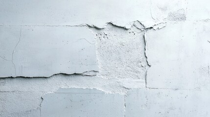Poster - Worn Cement Wall Texture, showcasing a scratched and rugged surface, minimalist aesthetic, clean backdrop, ample free space for versatile applications