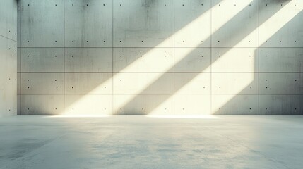 Poster - Urban Dystopia, a gritty concrete backdrop featuring a rough texture, minimalist design, and ample free space, ideal for conveying themes of isolation and modern desolation