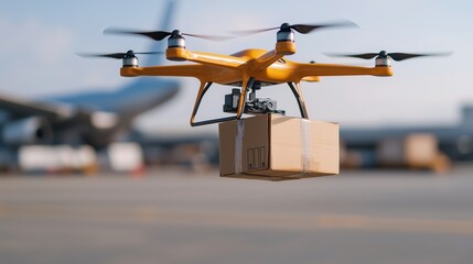Poster - Drone Delivery in Modern Commerce: Transforming Global Trade and Shipping Industry Practices for Faster Service and Efficiency