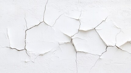 Poster - Eroded Concrete Wall, a minimalist backdrop featuring a weathered surface with deep erosion marks, embodies simplicity and tranquility in a spacious environment.