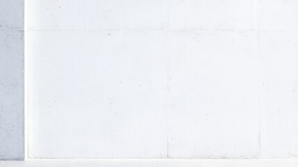 Poster - Eroded Concrete Wall, showcasing deep erosion marks against a minimalist backdrop, emphasizes clean lines and simplicity, creating a sense of open space and tranquility