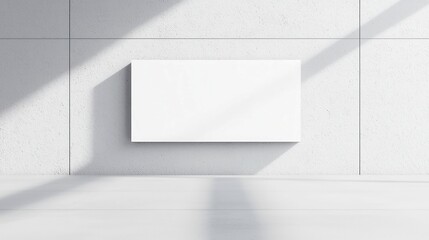 Poster - Eroded Concrete Wall Minimalism, a stark concrete surface featuring deep erosion marks, set against a clean, simple backdrop, offering an expansive free space for contemplation.